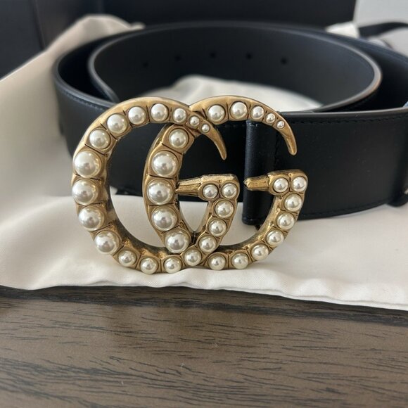 Gucci Women's Leather Belt 95cm Gold - Picture 5 of 5